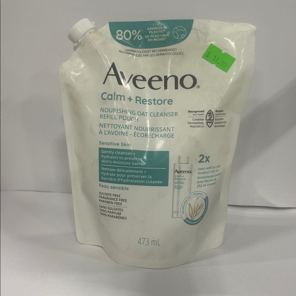 Aveeno Nourishing Oat Cleanser Refill